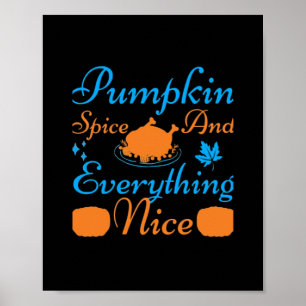 Poster Pumpkin Spice E Tudo Bastante Engraçado Essencial