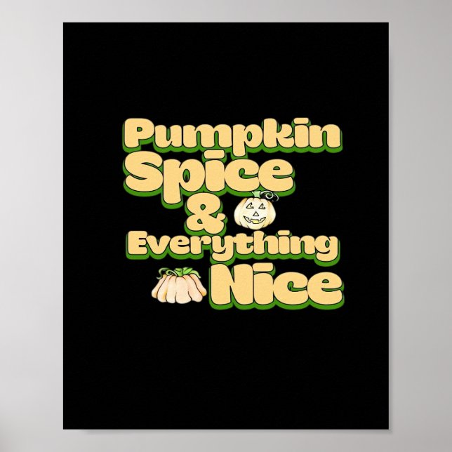 Poster Pumpkin Spice E Tudo Muito Engraçado (Frente)