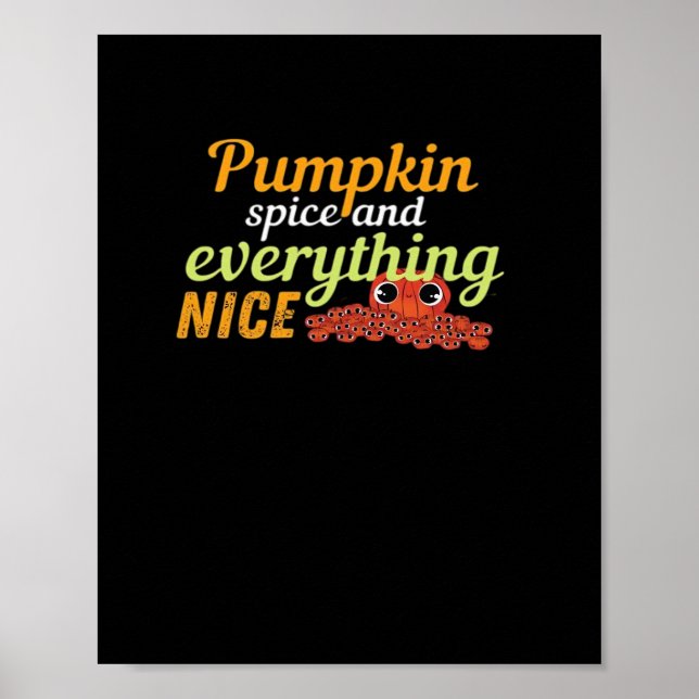 Poster Pumpkin Spice e tudo o que é bom Halloween Basic D (Frente)