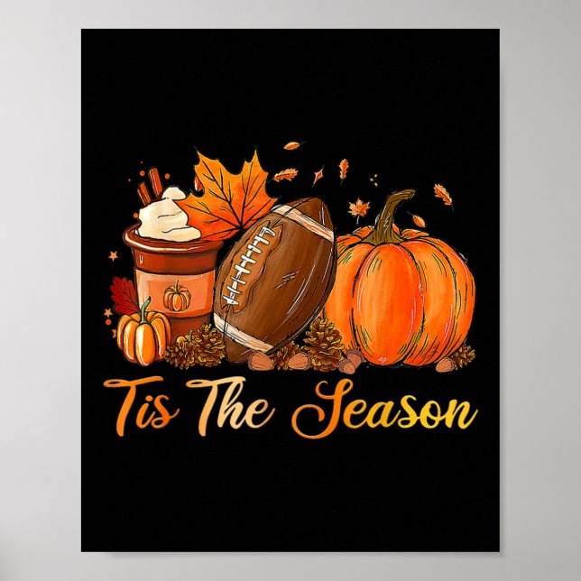 Poster Pumpkin Spice Pegbyll Este É O Prêmio De Queda (Frente)