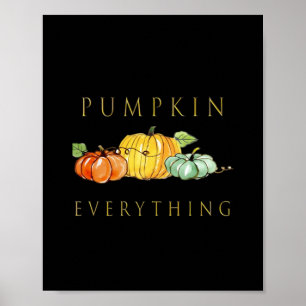Poster Pumpkin Tudo Cai Meninas Crianças Dão Ideia