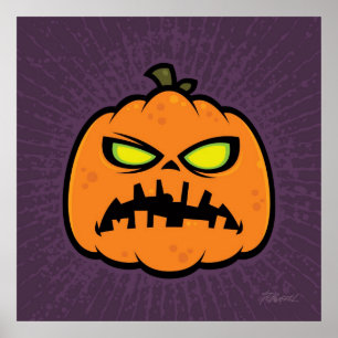 Poster Pumpkin Zombie