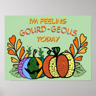 Poster Pumpkins Gourd