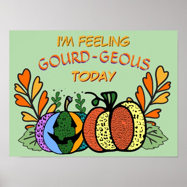 Poster Pumpkins Gourd (Frente)