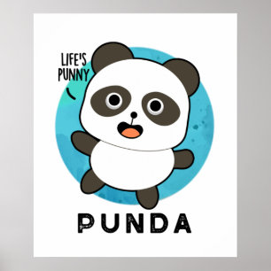 Poster Punda Funny Animal Panda Pun