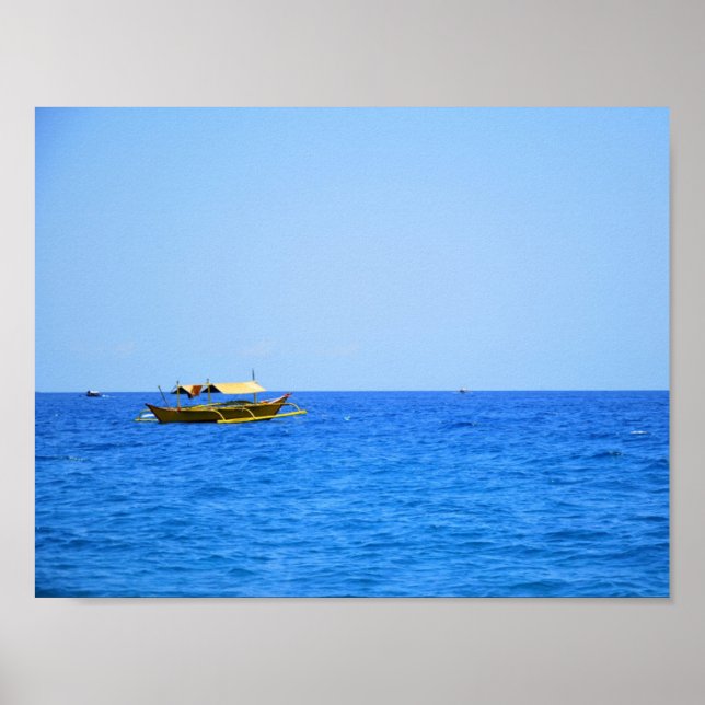 Poster Pundaquit Boat em Zambales (Frente)