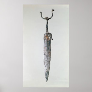 Poster Punhal, cultura de Halstatt, c.750-450 BC