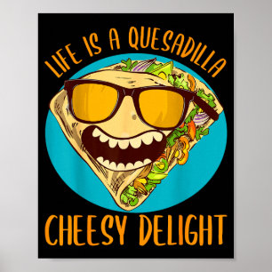 Poster Punho engraçado de quesadilla 5 de maio comida mex