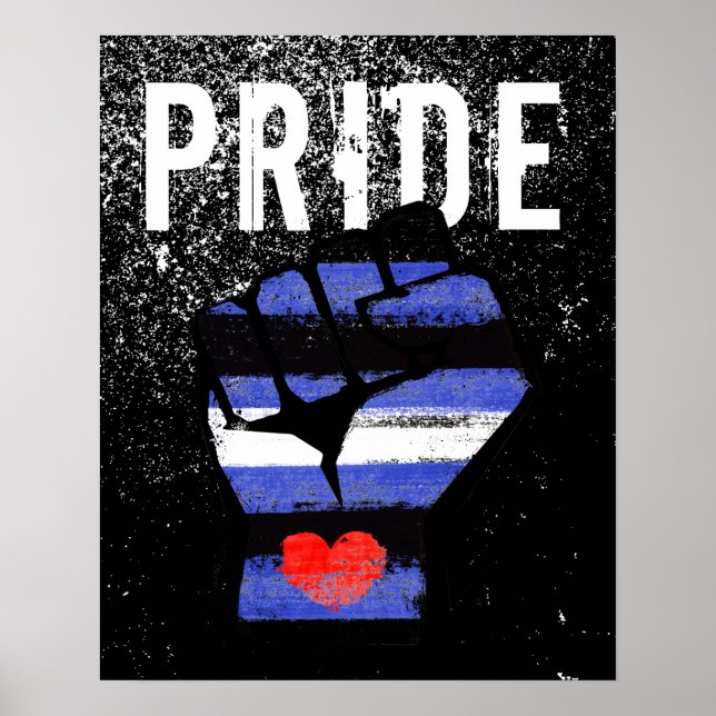 Poster Punho Orgulho de Couro (Frente)