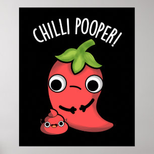 Poster Punição de Pimenta Engraçada Chili Pooper