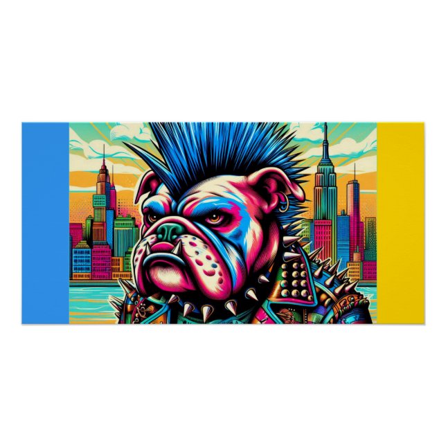 PÔSTER PUNK CITY BULLDOG 8 (Frente)