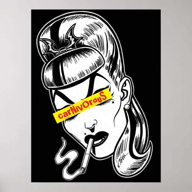 Poster Punk Femme Fatale (Frente)