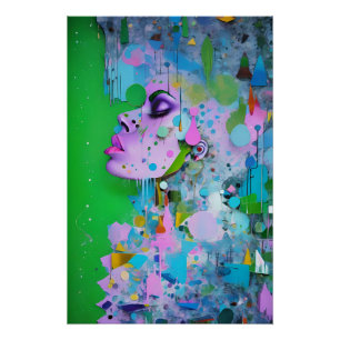 Pôster Punk - Ken Gage Arte Surrealista