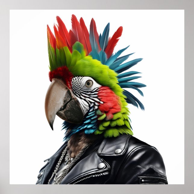 Poster Punk Parrot (Frente)