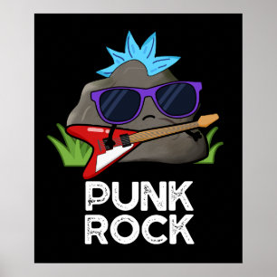 Poster Punk Rock Funny Music Pun Dark BG