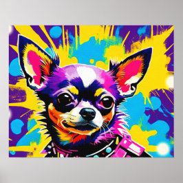 POSTER PUNK ROCKER CHIHUAHUA 2