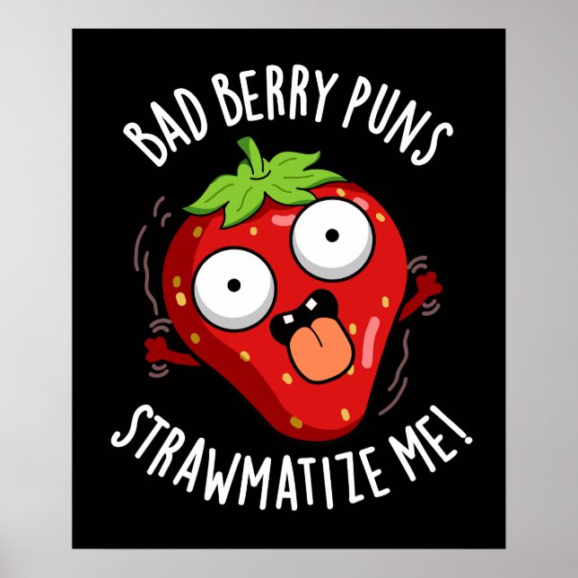 Poster Puns ruins ruins matize-me Fruta Pun Dark BG (Frente)