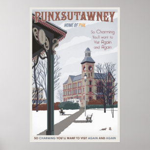 Pôster Punxsutawney, Pensilvânia