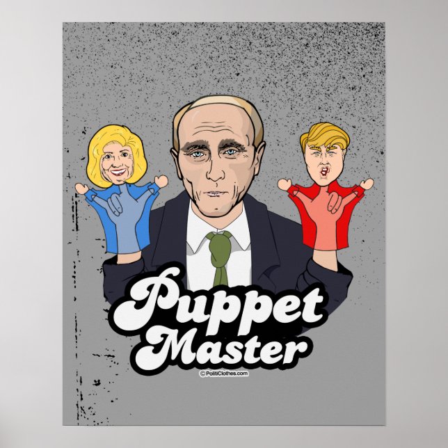 Pôster Puppet Master Putin (Frente)