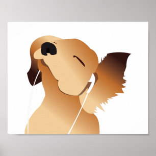 Poster Puppy Dog Jammin' para Música