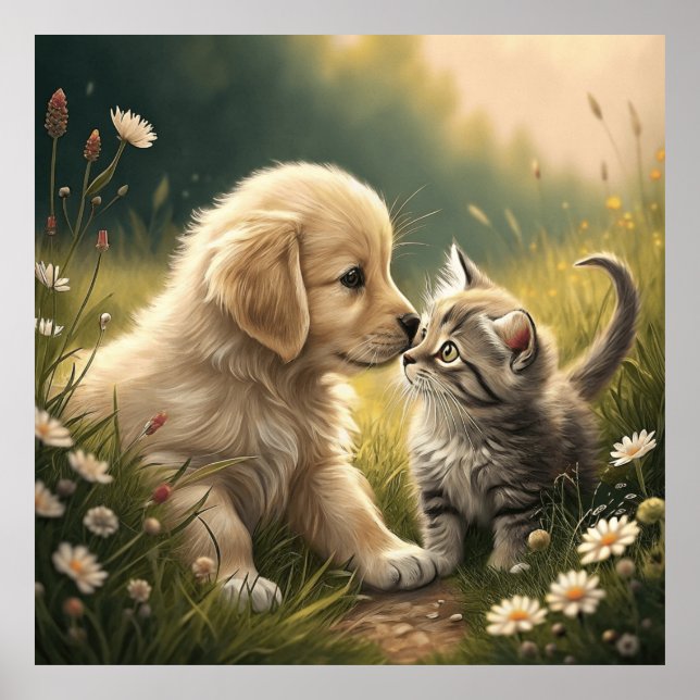 Poster Puppy E Kitten (Frente)