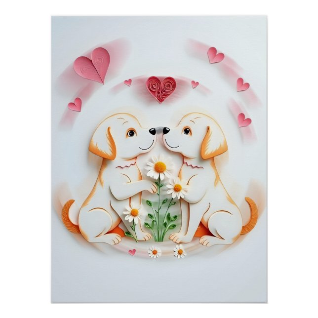 Pôster Puppy Love (Frente)