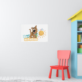 Poster Puppy Scooby-Doo "Hello Sunshine"
