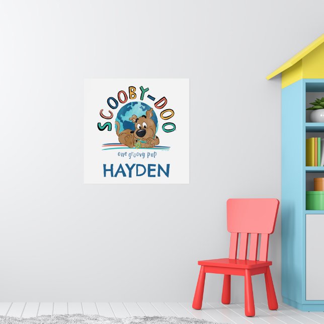 Poster Puppy Scooby-Doo "One Groovy Pup" (Berçário 1)