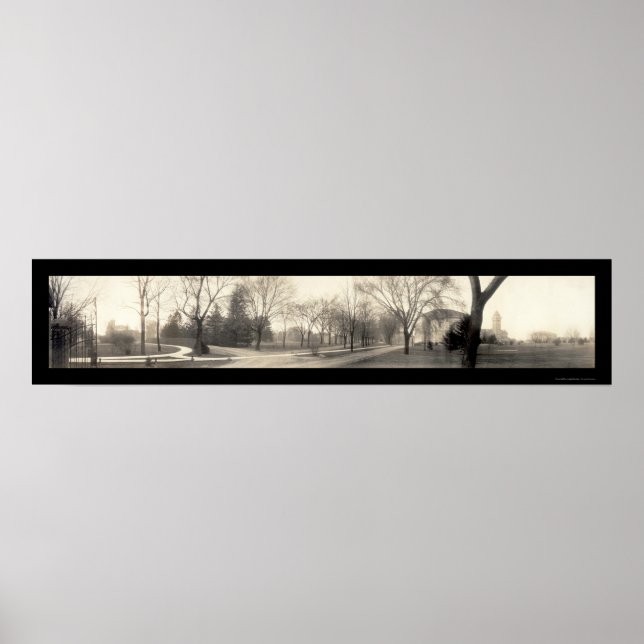 Pôster Purdue Lafayette IN Photo 1910 (Frente)