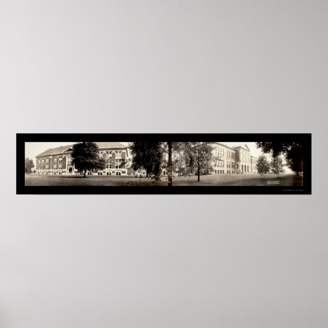 Poster Purdue South Campus Photo 1913 (Frente)