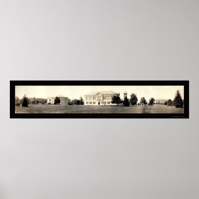 Pôster Purdue South Campus Photo 1913 (Frente)