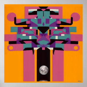 Poster Pure Demure - Ken Gage Surreal Art