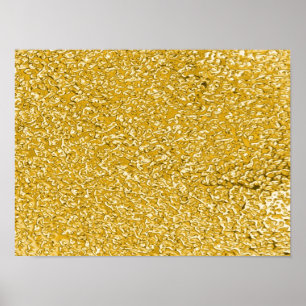 Pôster PURE DOURADO Splatter Patterno + texto/foto