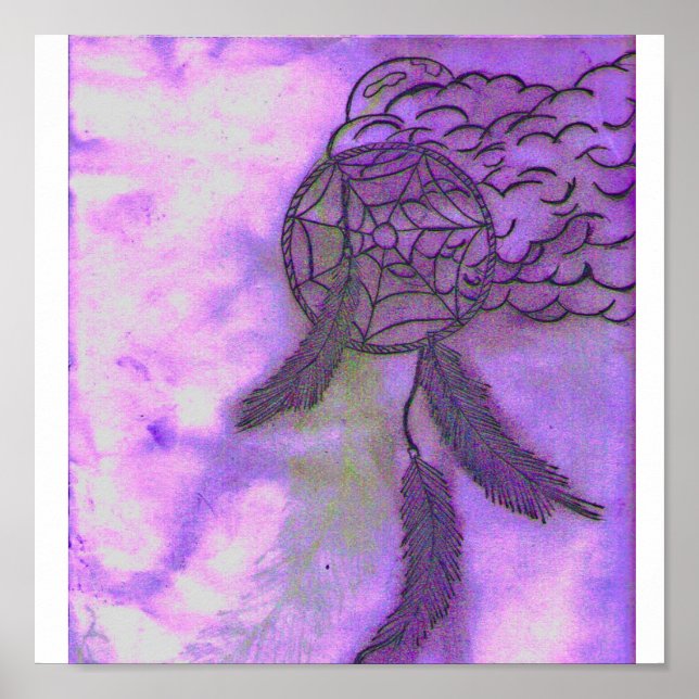 Poster purple dream catcher (Frente)