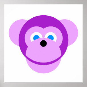 Pôster Purple Monkey