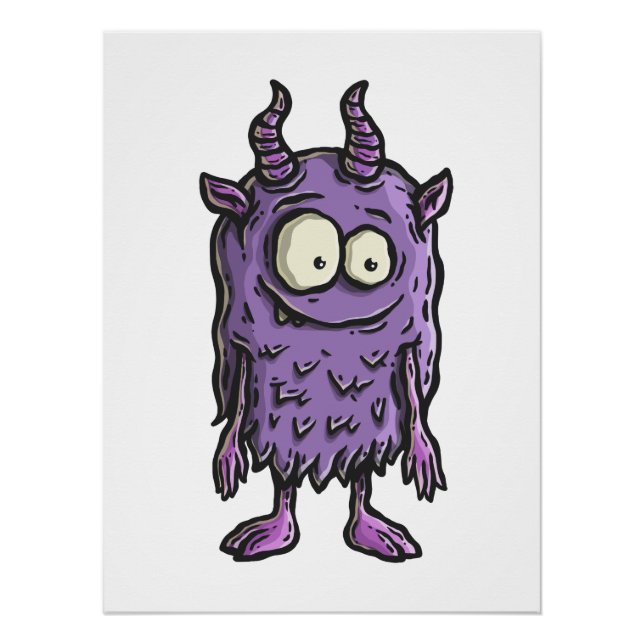 Pôster Purple Monster (Frente)