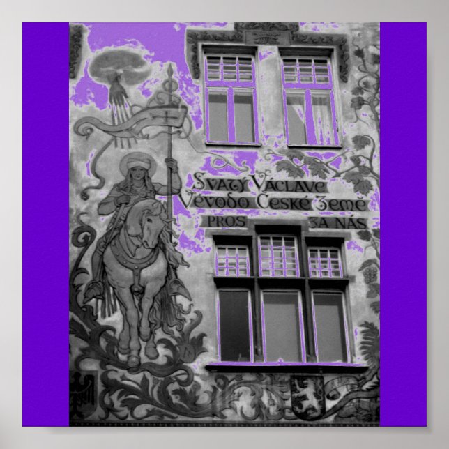 Poster Purple Praga (Frente)
