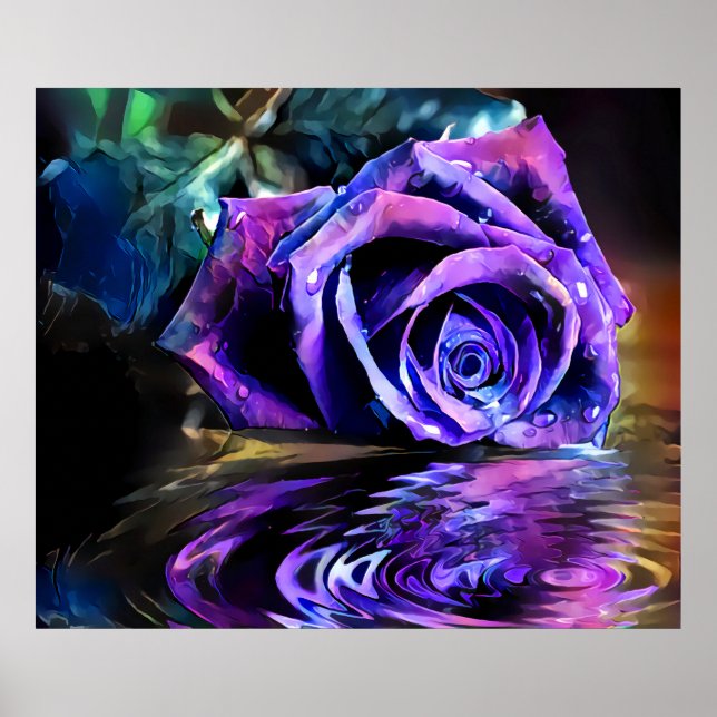 Poster Purple Rose (Frente)
