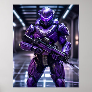 Poster Purple Trooper