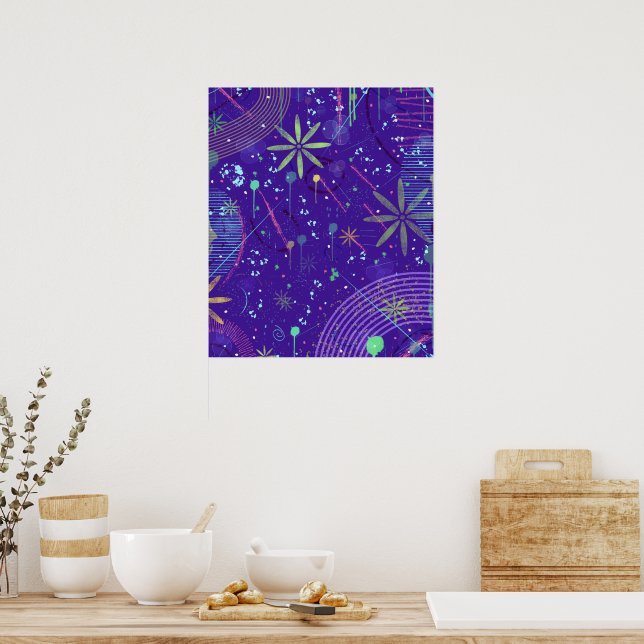 Poster Purple Twilight Party (Cozinha)