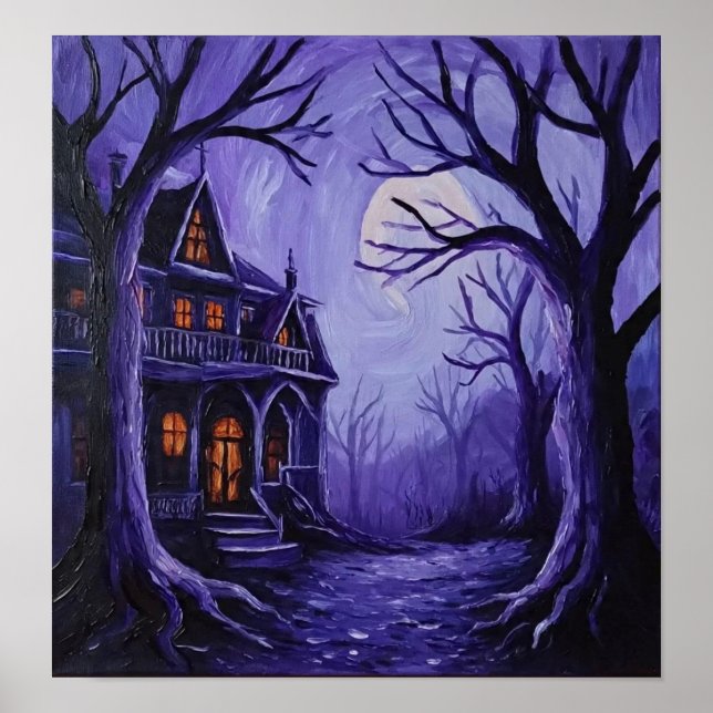 Poster PurpleHauntedHouse (Frente)