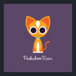 Pôster Purrl the Cat<br><div class="desc">Purrl é uma Peixes, e como seu signo, ela adora peixe. Ela é muito boa em entender relacionamentos, mas pode ser um pouco vã; seus amigos às vezes a pegam admirando-se no espelho. Purrl adora uma boa impressão leopardo. Peço-lhe que faça parte do Siamese, e toda a moda, ela adora...</div>