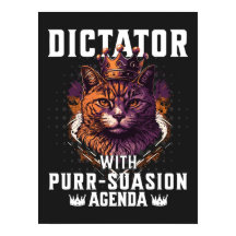 Pursursion Agenda Funny Bossy Cat