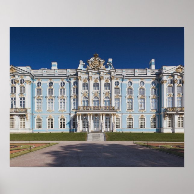 Pôster Pushkin-Tsarskoye Selo, Palácio de Catarina (Frente)