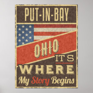 Poster Put-in-Bay Ohio