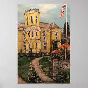 Poster "Put-in-Bay Winery", de desenhos de Willowcatel