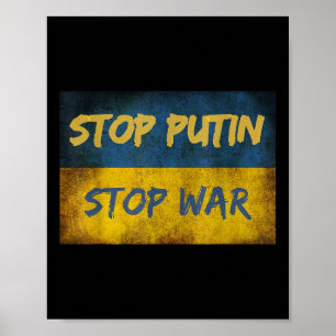 Poster Putin Para Parar A Primeira Guerra Na Ucrânia