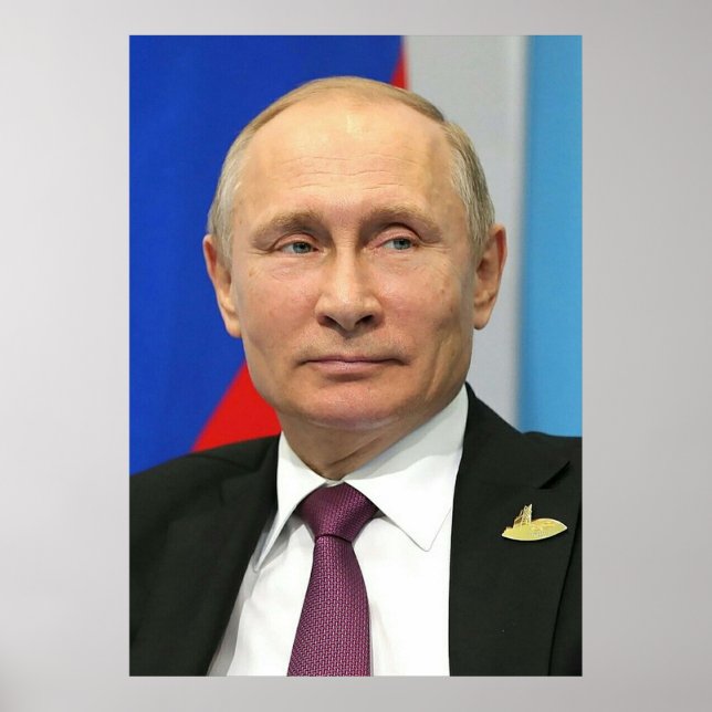 Poster PUTIN Vladimir Vladimirovich Putin Russo (Frente)