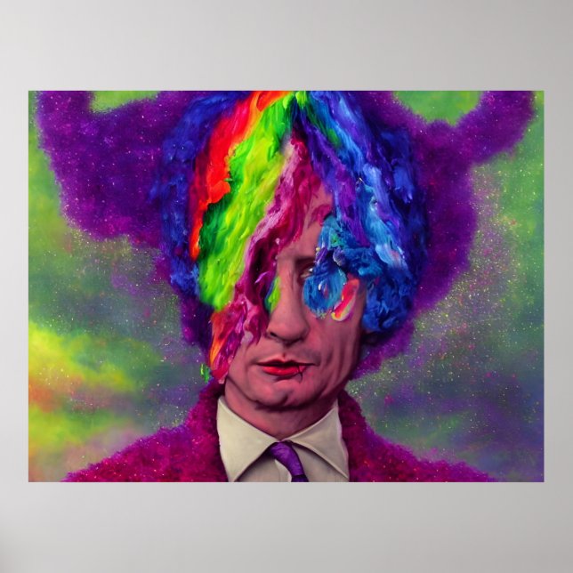 Poster Putin's Rainbow Thoughts (Frente)
