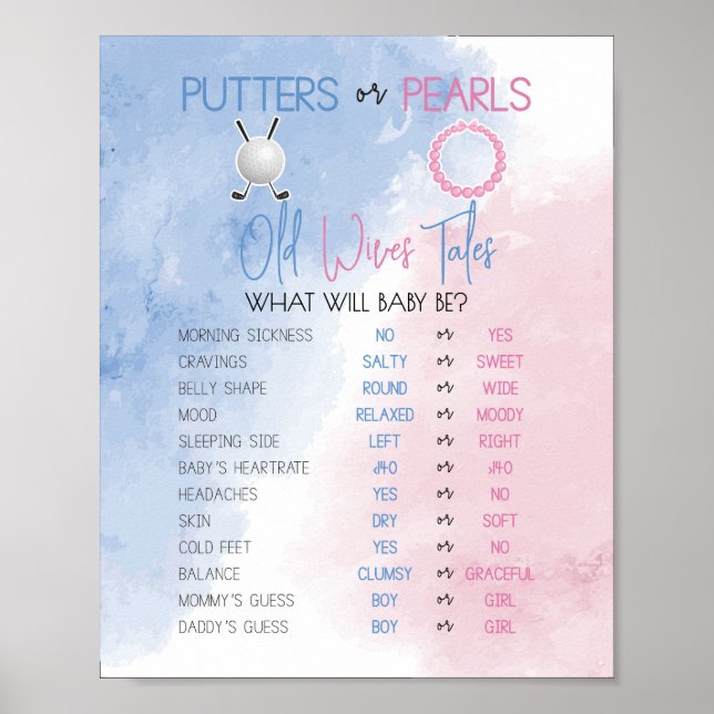 Poster Putters ou Pérolas Velhos Esposas (Frente)